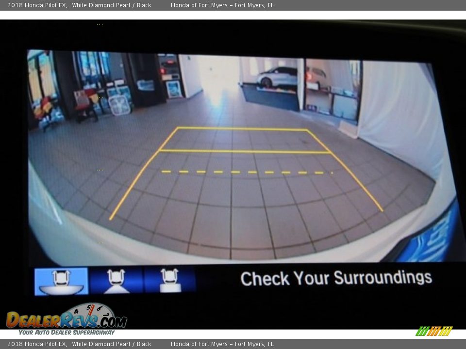2018 Honda Pilot EX White Diamond Pearl / Black Photo #25