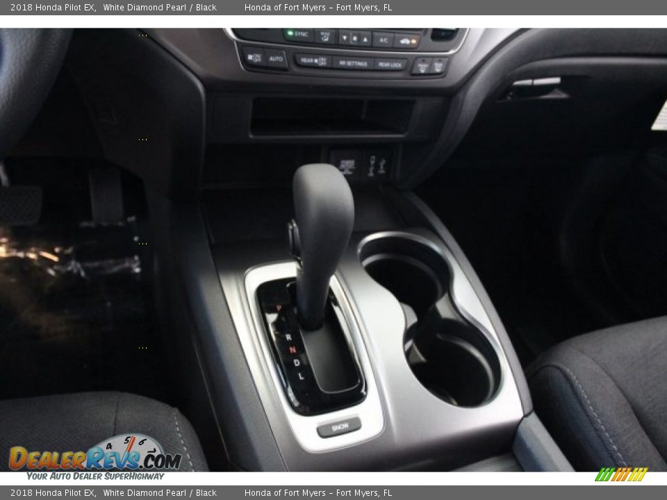 2018 Honda Pilot EX White Diamond Pearl / Black Photo #29
