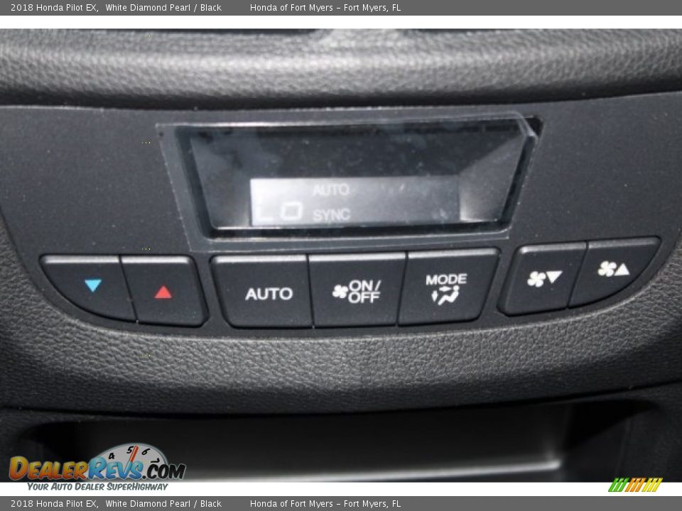 2018 Honda Pilot EX White Diamond Pearl / Black Photo #35