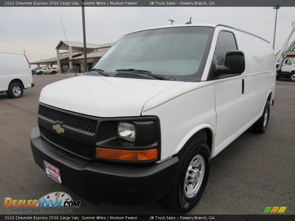 2013 Chevrolet Express 2500 Cargo Van Summit White / Medium Pewter Photo #1