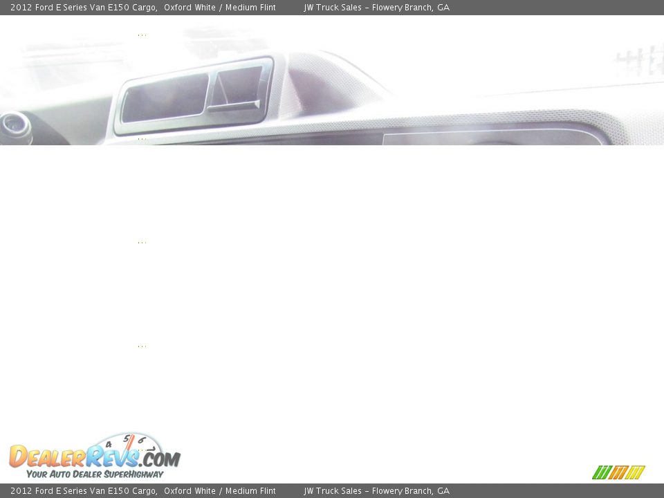 2012 Ford E Series Van E150 Cargo Oxford White / Medium Flint Photo #24