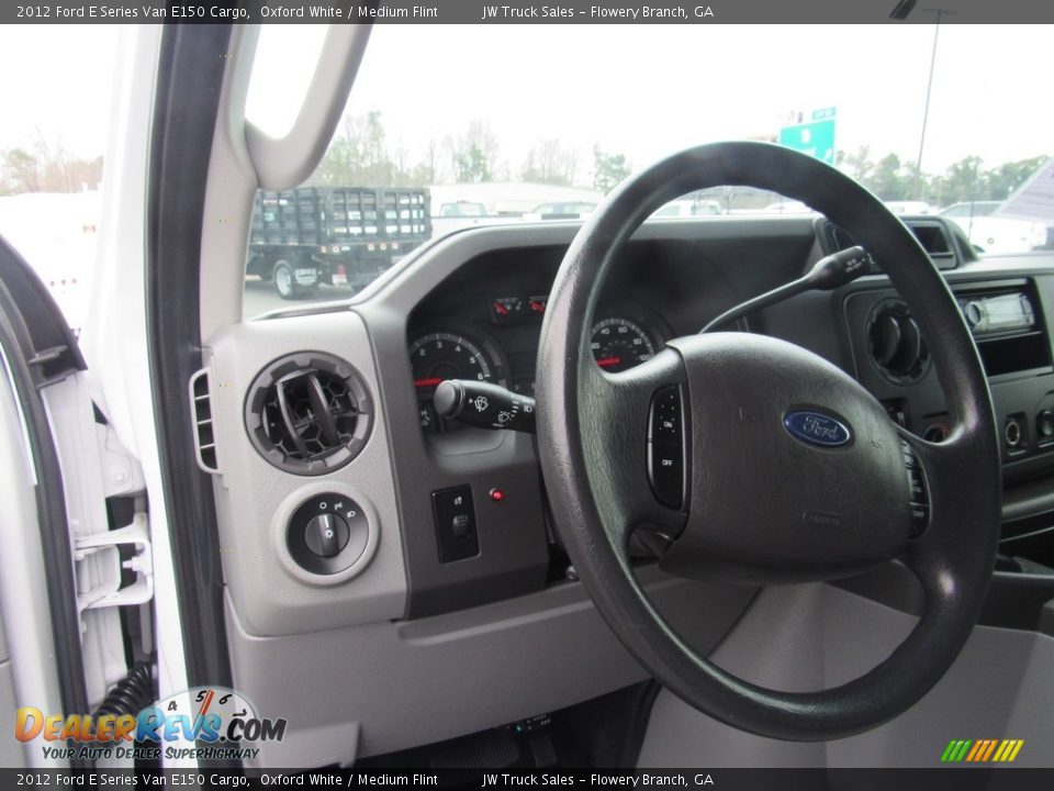 2012 Ford E Series Van E150 Cargo Oxford White / Medium Flint Photo #27
