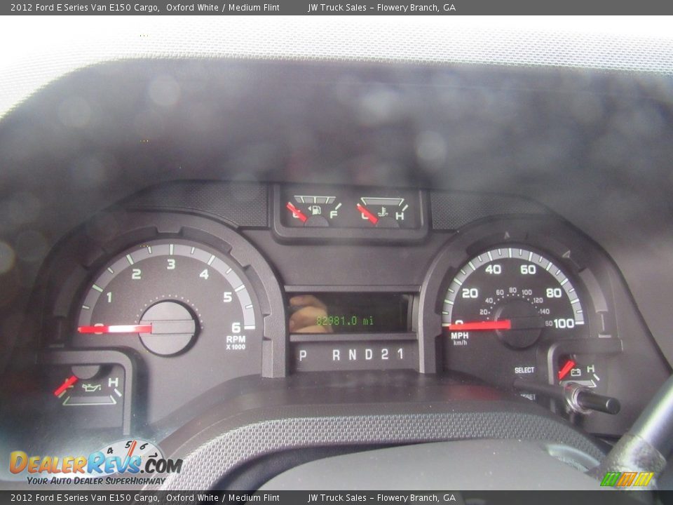 2012 Ford E Series Van E150 Cargo Oxford White / Medium Flint Photo #28
