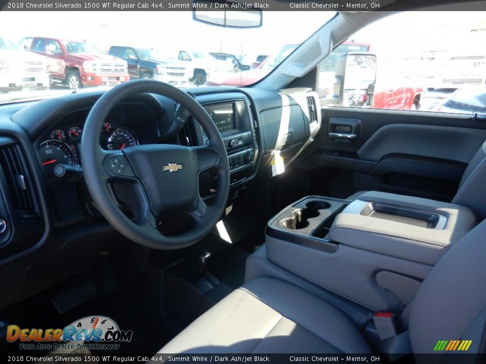 2018 Chevrolet Silverado 1500 WT Regular Cab 4x4 Summit White / Dark Ash/Jet Black Photo #7