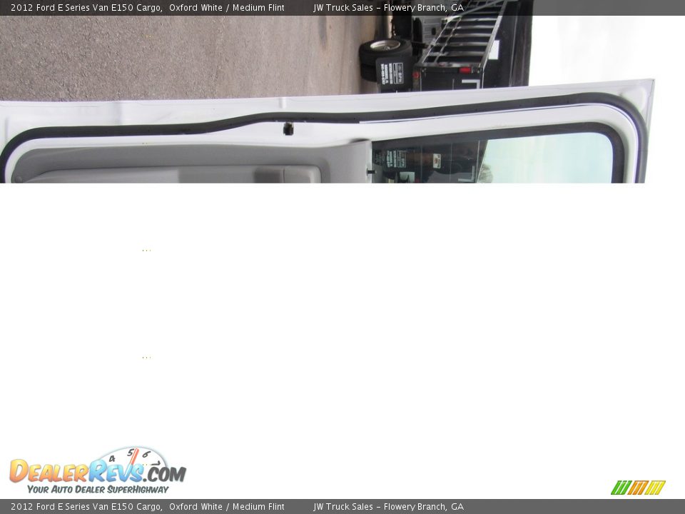 2012 Ford E Series Van E150 Cargo Oxford White / Medium Flint Photo #33