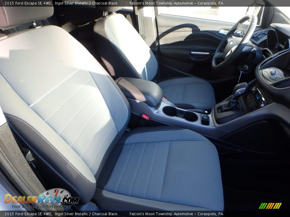 2015 Ford Escape SE 4WD Ingot Silver Metallic / Charcoal Black Photo #11
