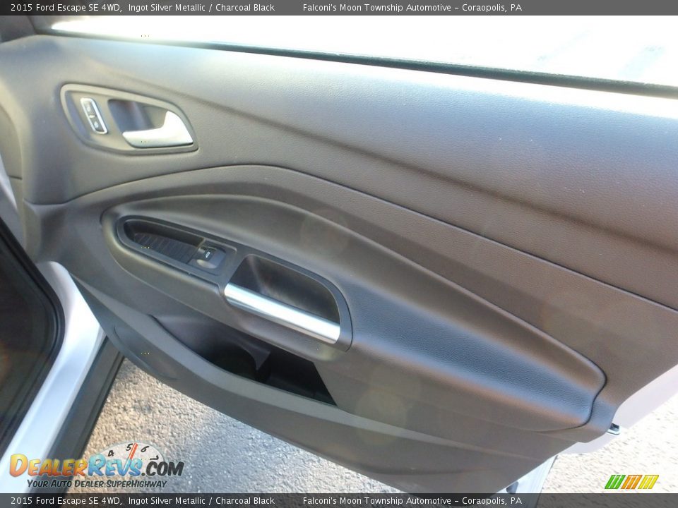 2015 Ford Escape SE 4WD Ingot Silver Metallic / Charcoal Black Photo #13