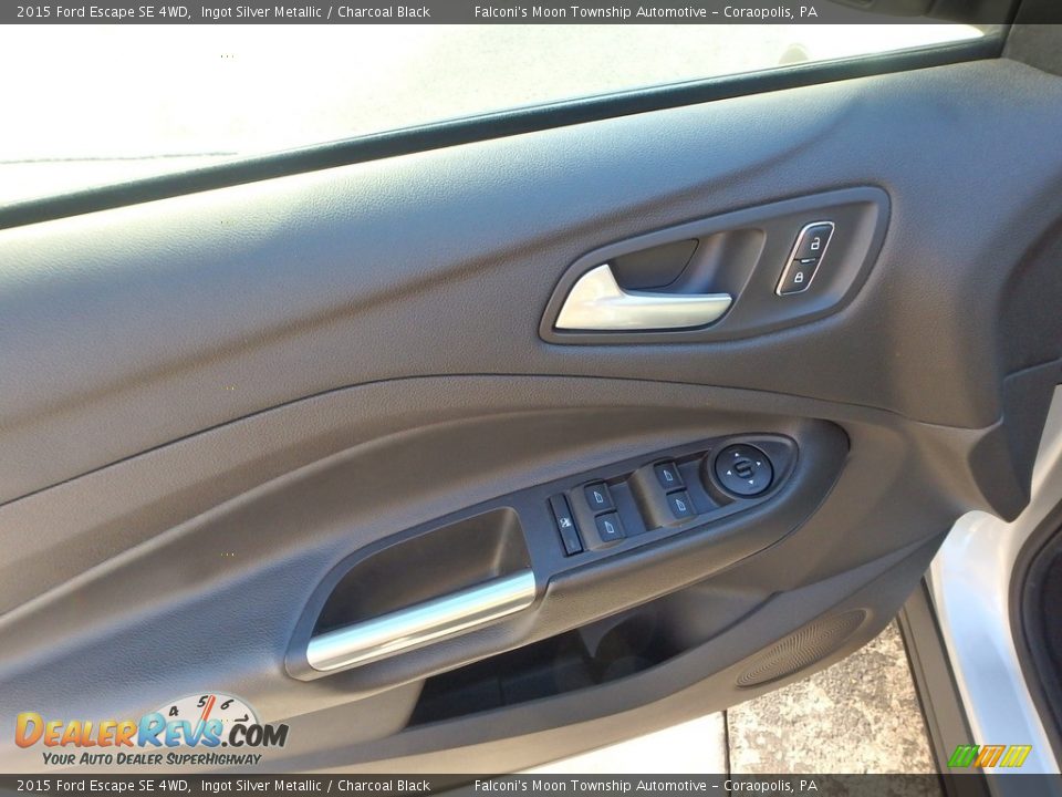 2015 Ford Escape SE 4WD Ingot Silver Metallic / Charcoal Black Photo #20