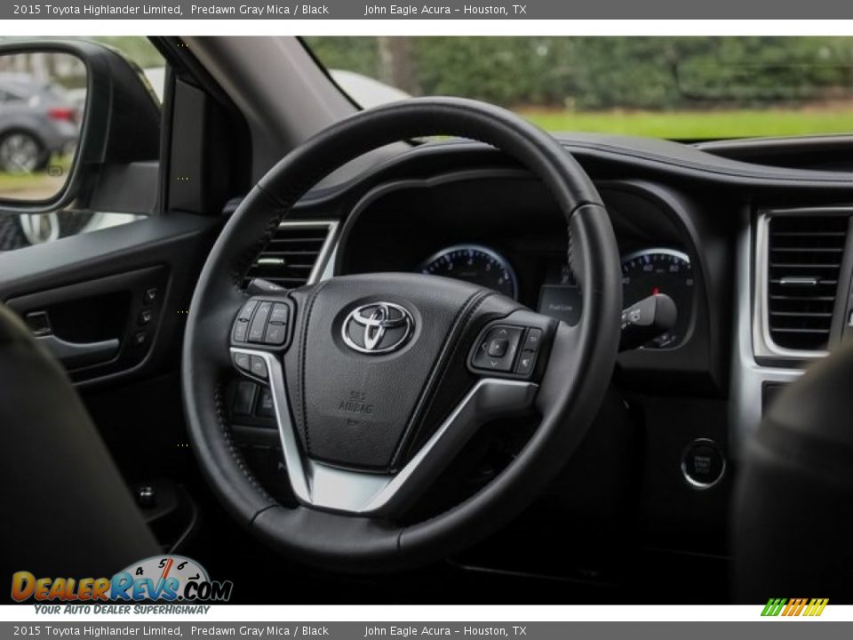 2015 Toyota Highlander Limited Predawn Gray Mica / Black Photo #32