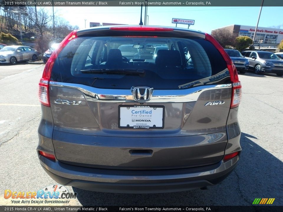 2015 Honda CR-V LX AWD Urban Titanium Metallic / Black Photo #4