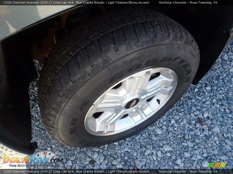 2008 Chevrolet Silverado 1500 LT Crew Cab 4x4 Blue Granite Metallic / Light Titanium/Ebony Accents Photo #6