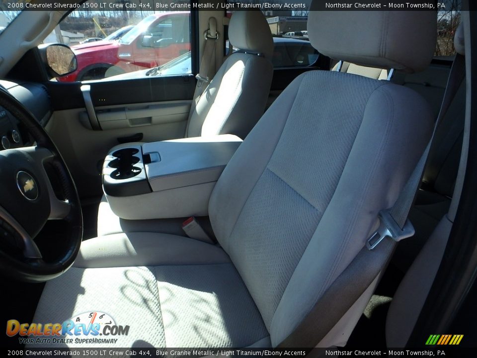 2008 Chevrolet Silverado 1500 LT Crew Cab 4x4 Blue Granite Metallic / Light Titanium/Ebony Accents Photo #7