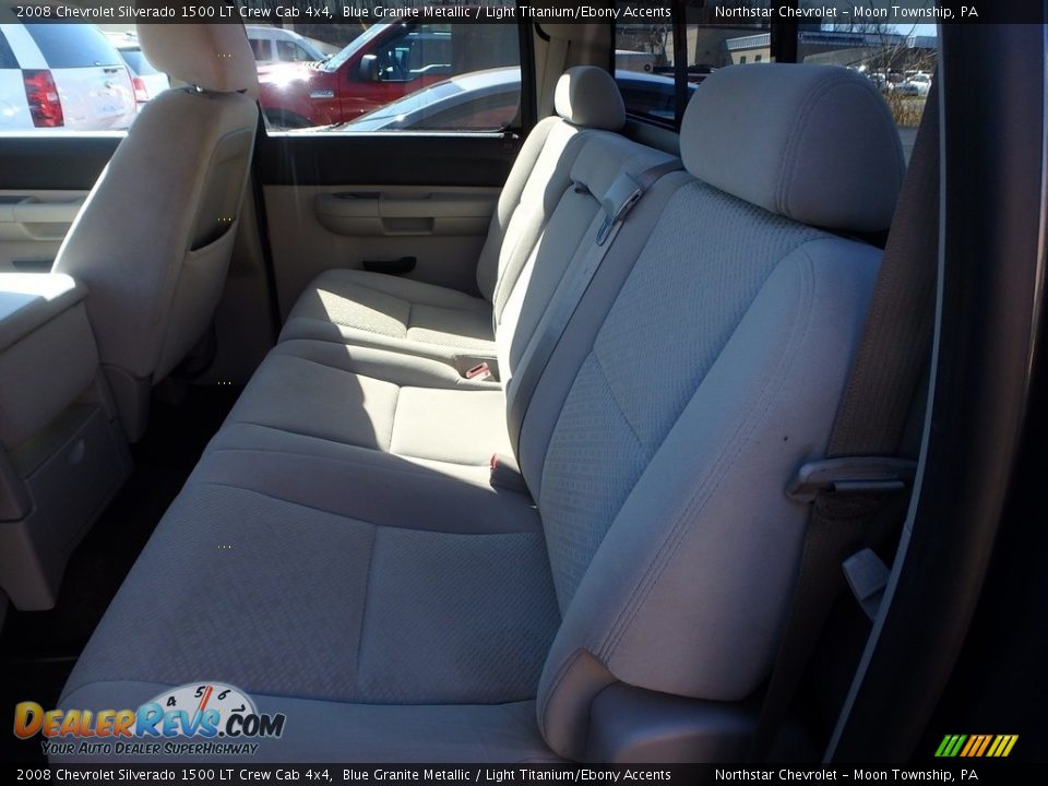 2008 Chevrolet Silverado 1500 LT Crew Cab 4x4 Blue Granite Metallic / Light Titanium/Ebony Accents Photo #8