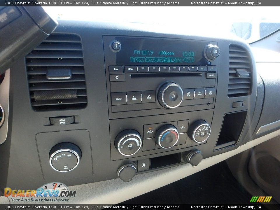 2008 Chevrolet Silverado 1500 LT Crew Cab 4x4 Blue Granite Metallic / Light Titanium/Ebony Accents Photo #13