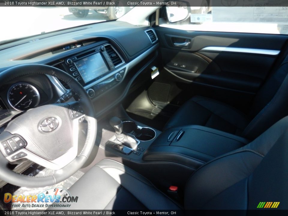 2018 Toyota Highlander XLE AWD Blizzard White Pearl / Black Photo #3