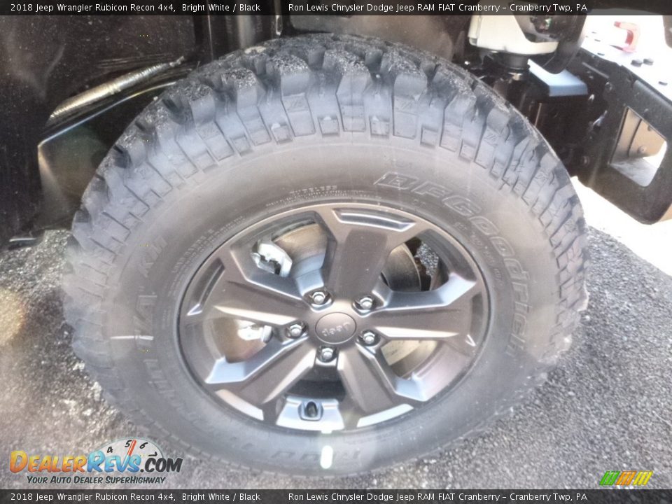 2018 Jeep Wrangler Rubicon Recon 4x4 Bright White / Black Photo #8