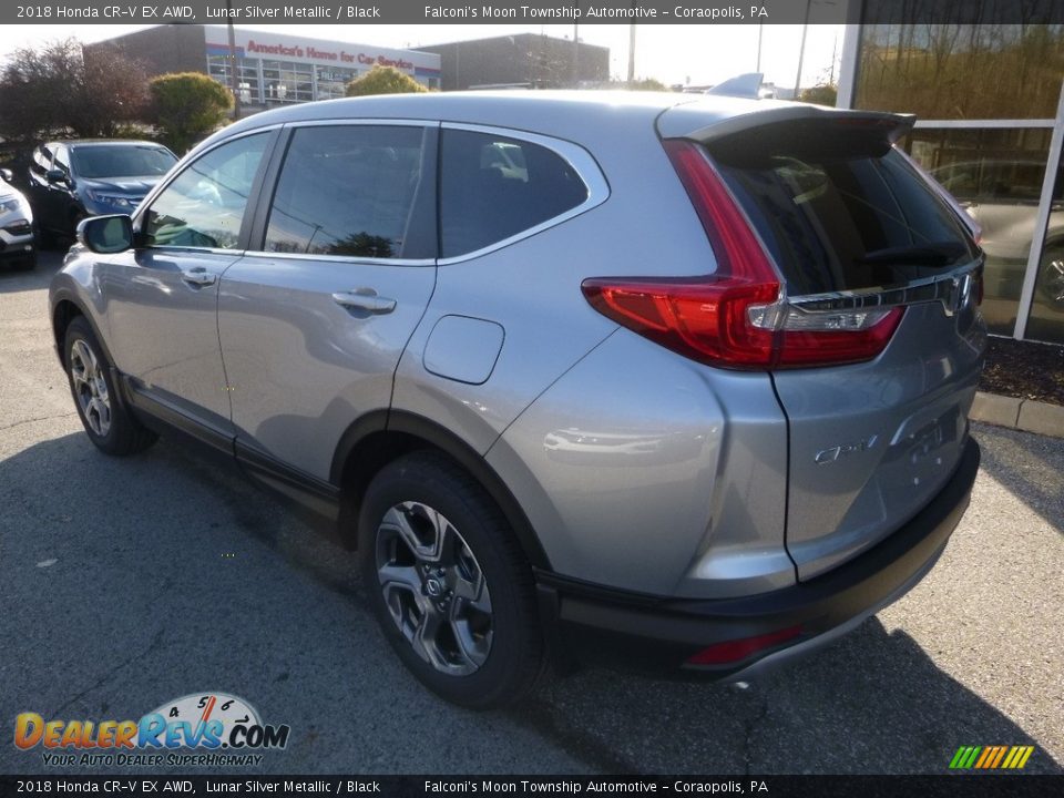 2018 Honda CR-V EX AWD Lunar Silver Metallic / Black Photo #2
