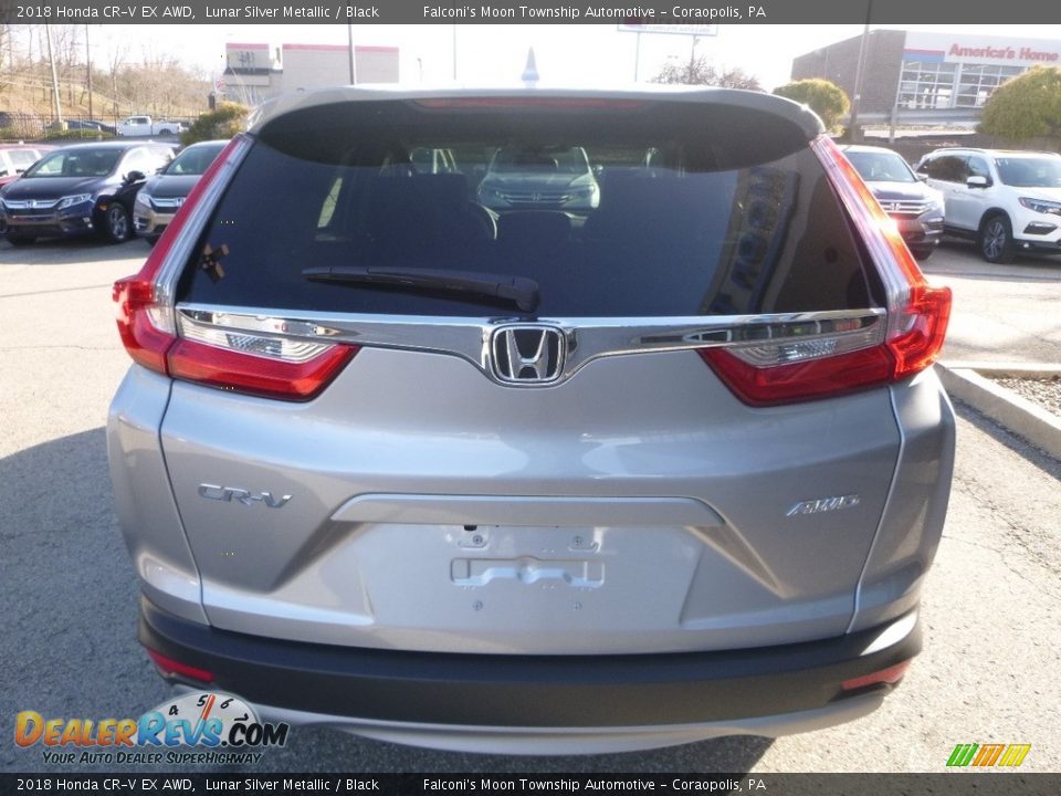 2018 Honda CR-V EX AWD Lunar Silver Metallic / Black Photo #3