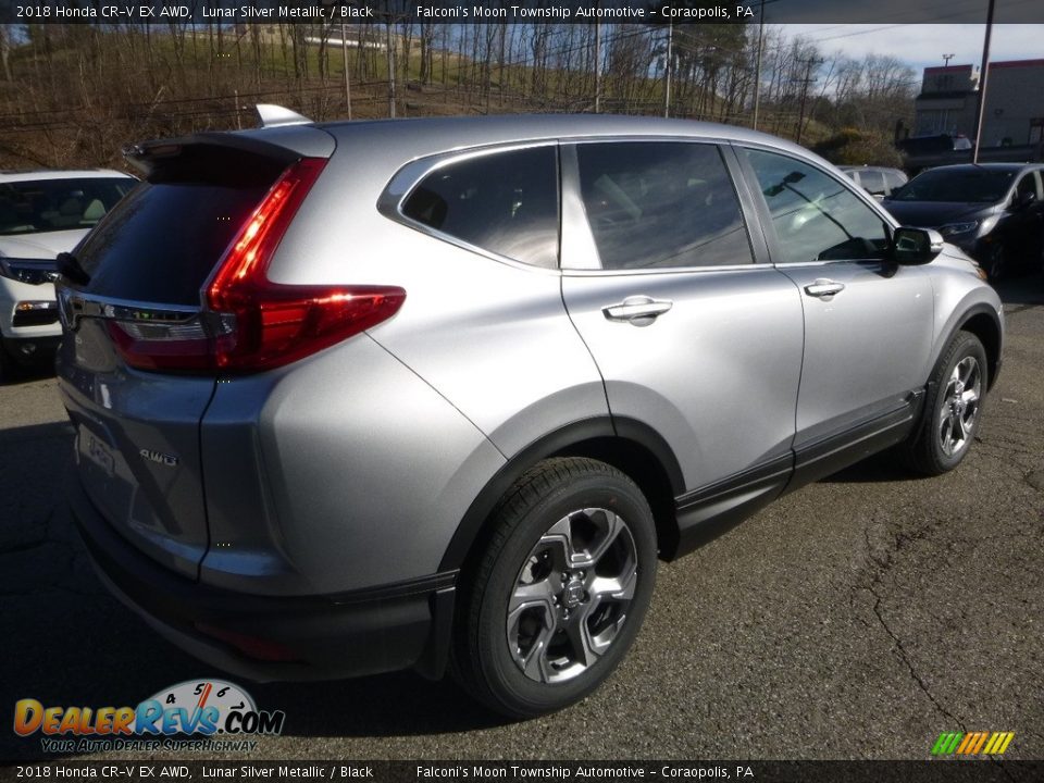 2018 Honda CR-V EX AWD Lunar Silver Metallic / Black Photo #4