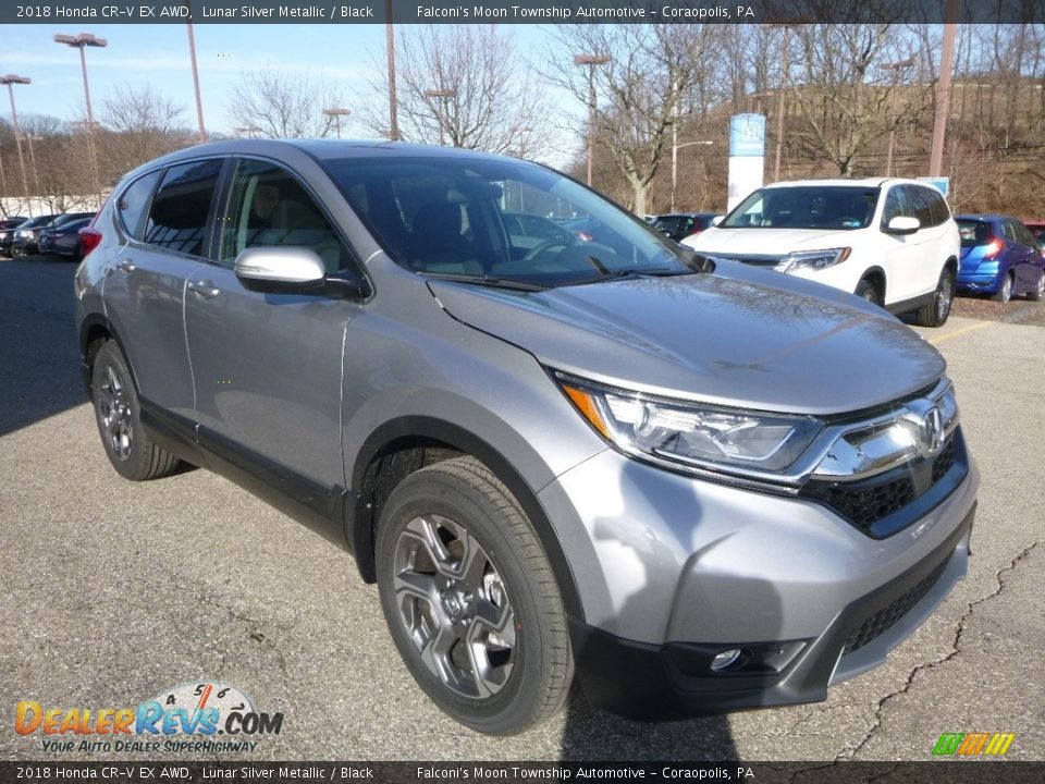 2018 Honda CR-V EX AWD Lunar Silver Metallic / Black Photo #5