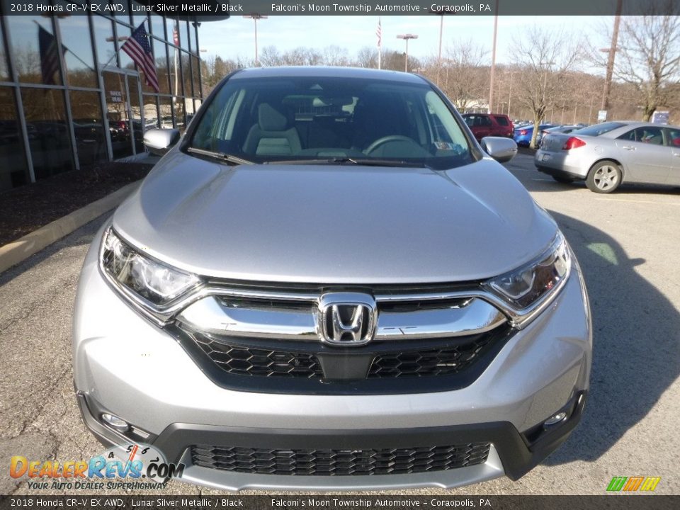 2018 Honda CR-V EX AWD Lunar Silver Metallic / Black Photo #6