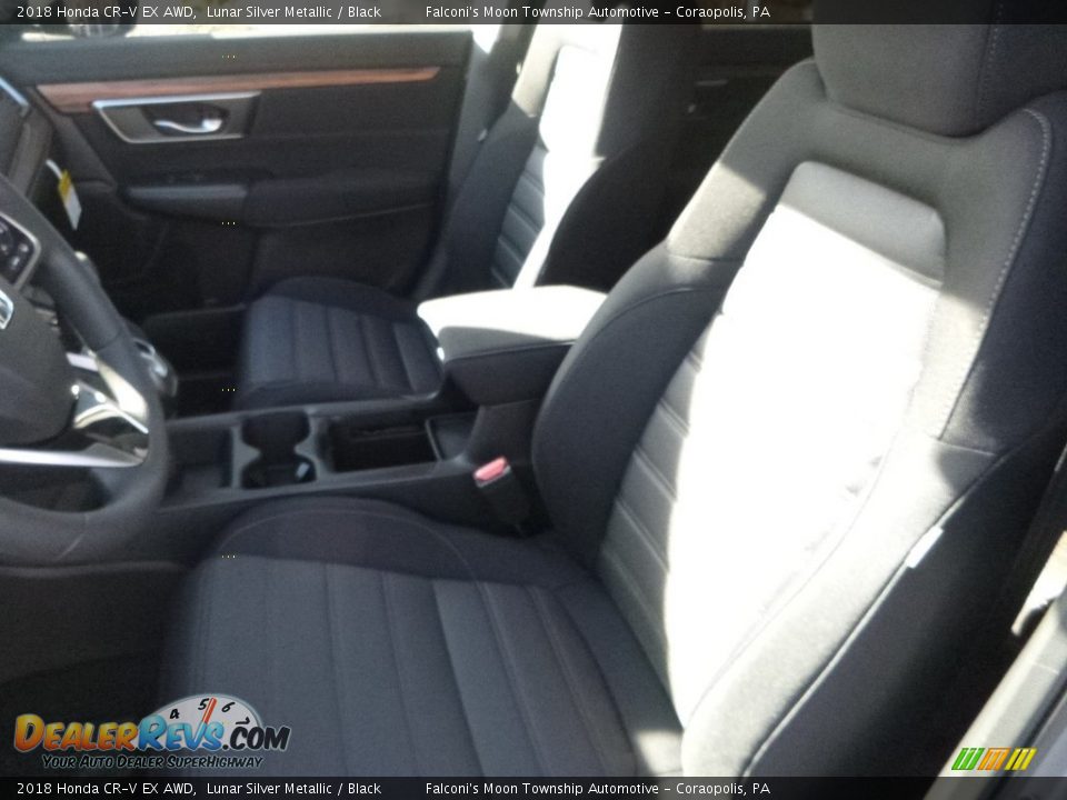 2018 Honda CR-V EX AWD Lunar Silver Metallic / Black Photo #8