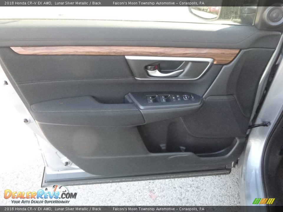 2018 Honda CR-V EX AWD Lunar Silver Metallic / Black Photo #11