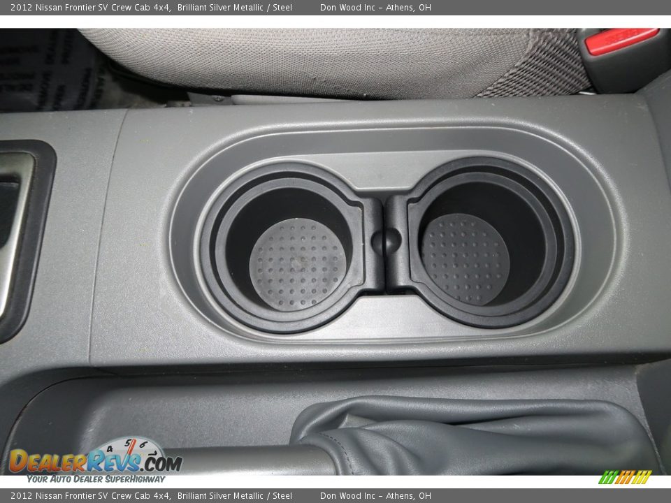 2012 Nissan Frontier SV Crew Cab 4x4 Brilliant Silver Metallic / Steel Photo #17