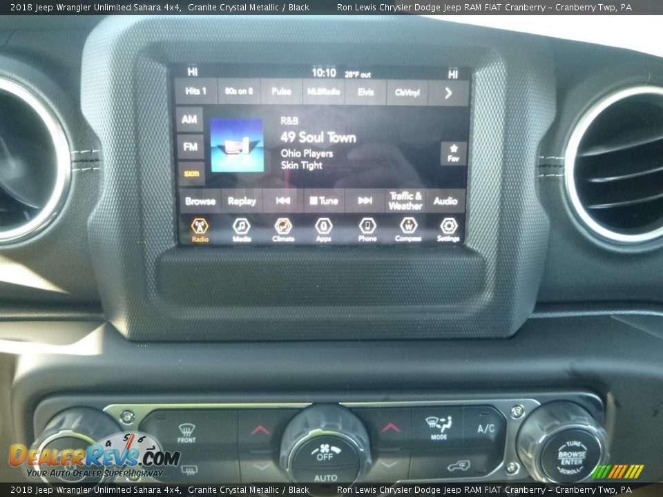 2018 Jeep Wrangler Unlimited Sahara 4x4 Granite Crystal Metallic / Black Photo #15