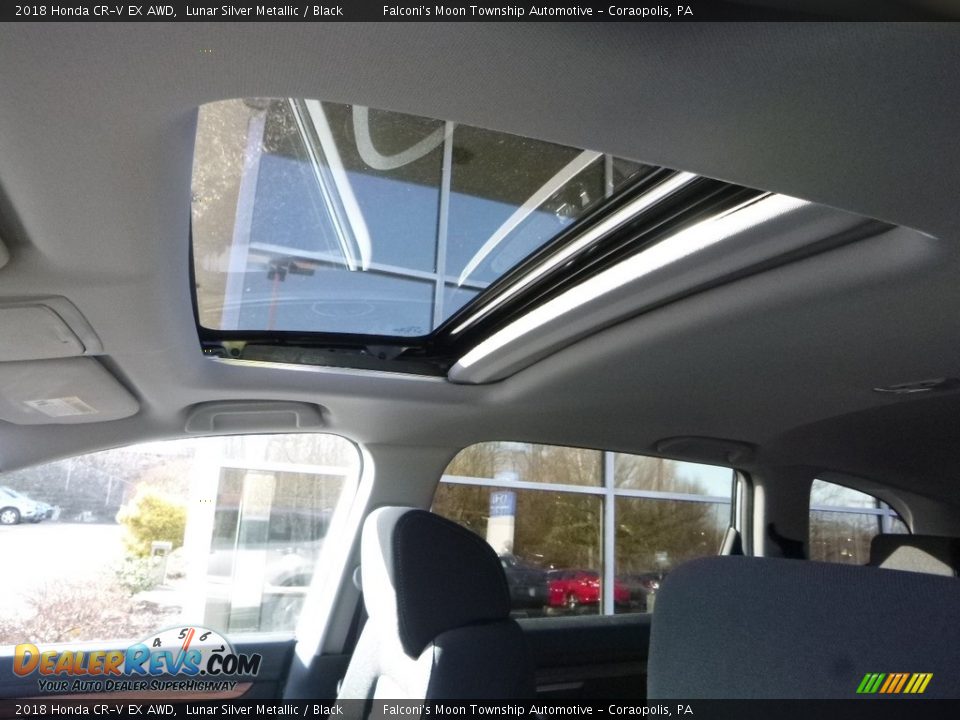 2018 Honda CR-V EX AWD Lunar Silver Metallic / Black Photo #13