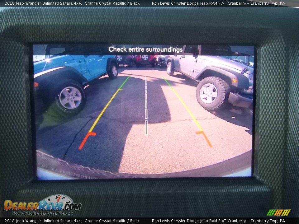 2018 Jeep Wrangler Unlimited Sahara 4x4 Granite Crystal Metallic / Black Photo #16