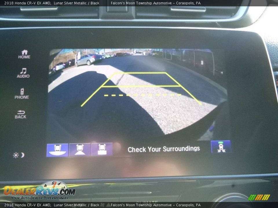 2018 Honda CR-V EX AWD Lunar Silver Metallic / Black Photo #15