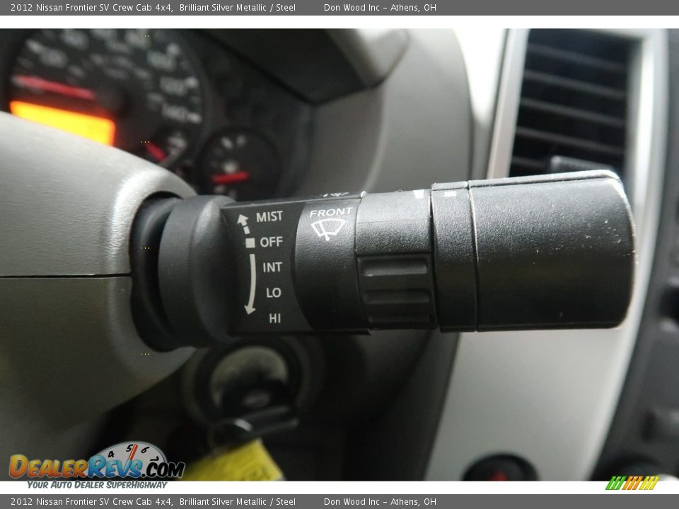 2012 Nissan Frontier SV Crew Cab 4x4 Brilliant Silver Metallic / Steel Photo #29