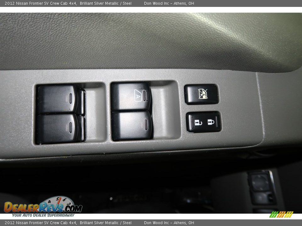 2012 Nissan Frontier SV Crew Cab 4x4 Brilliant Silver Metallic / Steel Photo #30