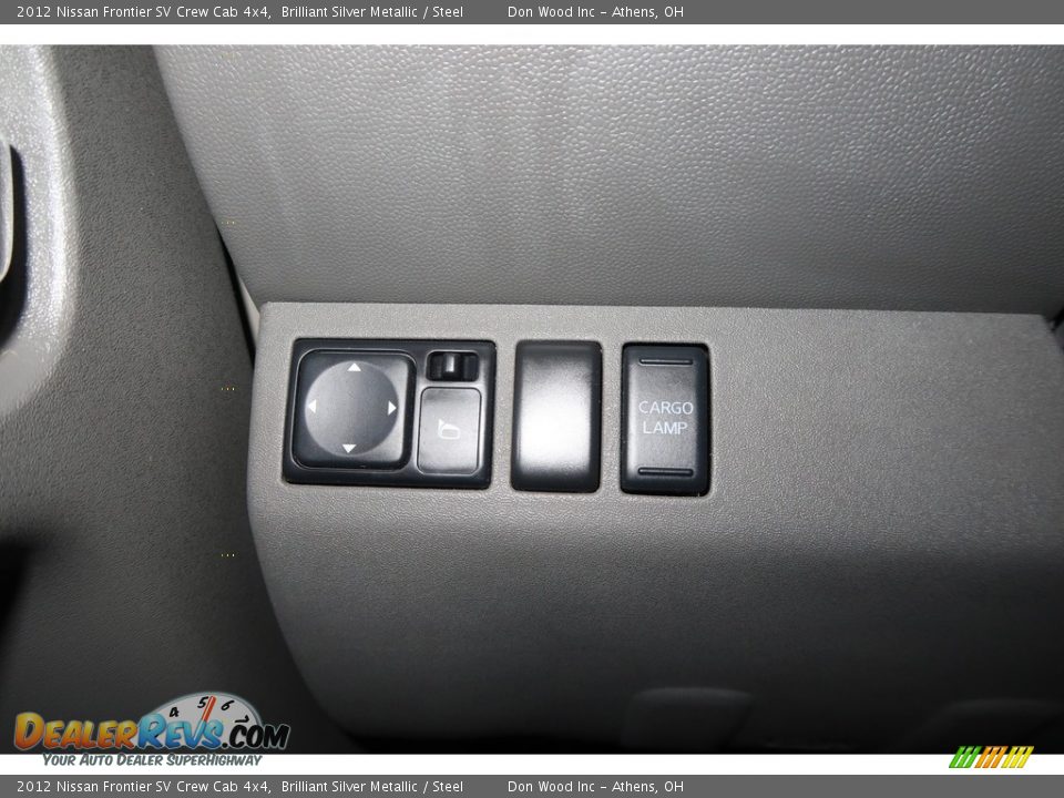 2012 Nissan Frontier SV Crew Cab 4x4 Brilliant Silver Metallic / Steel Photo #31