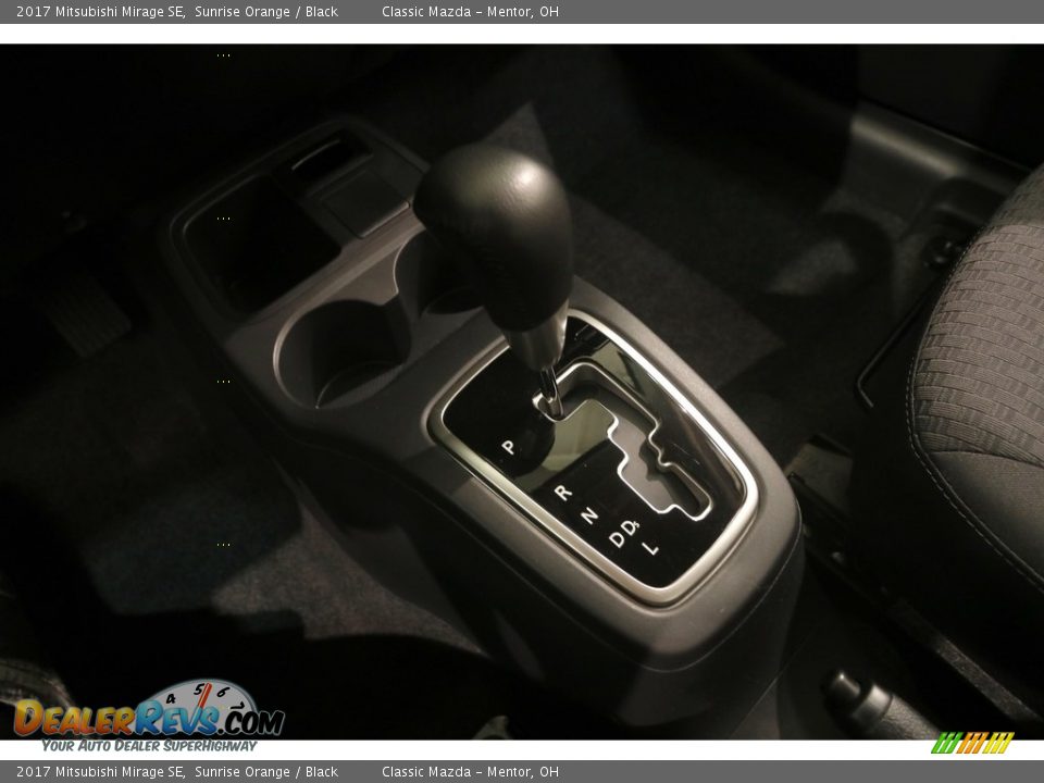 2017 Mitsubishi Mirage SE Sunrise Orange / Black Photo #13