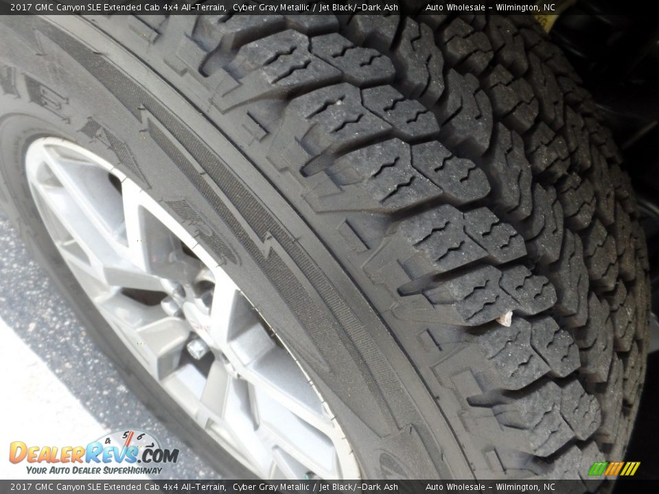 2017 GMC Canyon SLE Extended Cab 4x4 All-Terrain Cyber Gray Metallic / Jet Black/­Dark Ash Photo #8