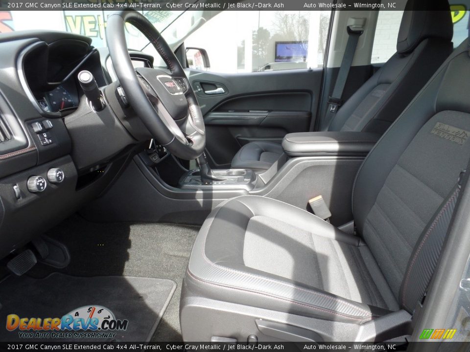 2017 GMC Canyon SLE Extended Cab 4x4 All-Terrain Cyber Gray Metallic / Jet Black/­Dark Ash Photo #11