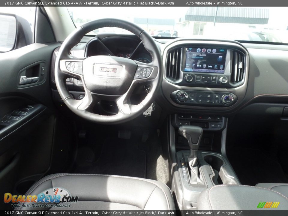 2017 GMC Canyon SLE Extended Cab 4x4 All-Terrain Cyber Gray Metallic / Jet Black/­Dark Ash Photo #15