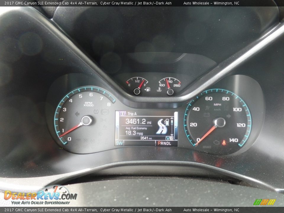 2017 GMC Canyon SLE Extended Cab 4x4 All-Terrain Cyber Gray Metallic / Jet Black/­Dark Ash Photo #16