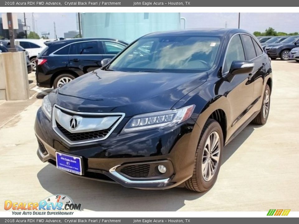 2018 Acura RDX FWD Advance Crystal Black Pearl / Parchment Photo #3