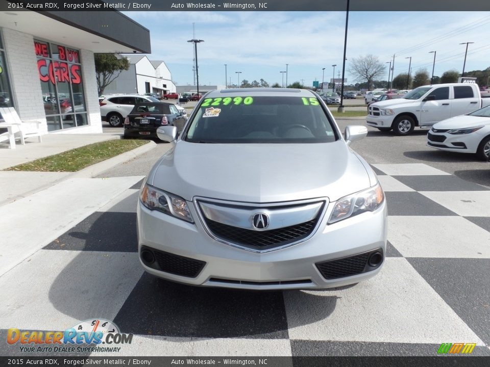 2015 Acura RDX Forged Silver Metallic / Ebony Photo #2