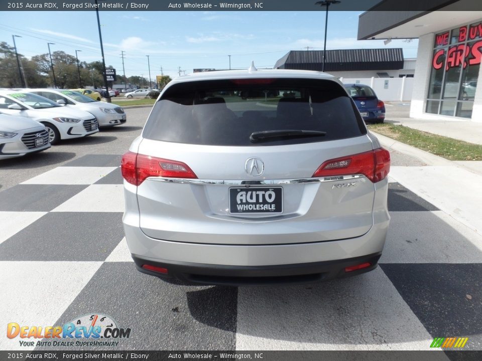 2015 Acura RDX Forged Silver Metallic / Ebony Photo #4