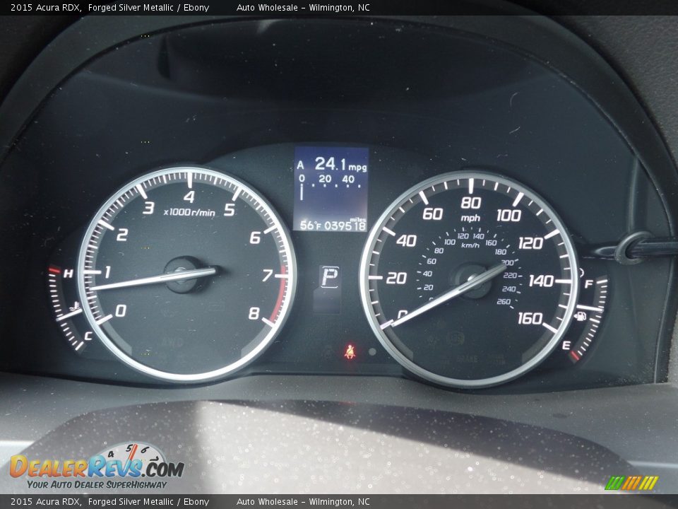 2015 Acura RDX Forged Silver Metallic / Ebony Photo #16
