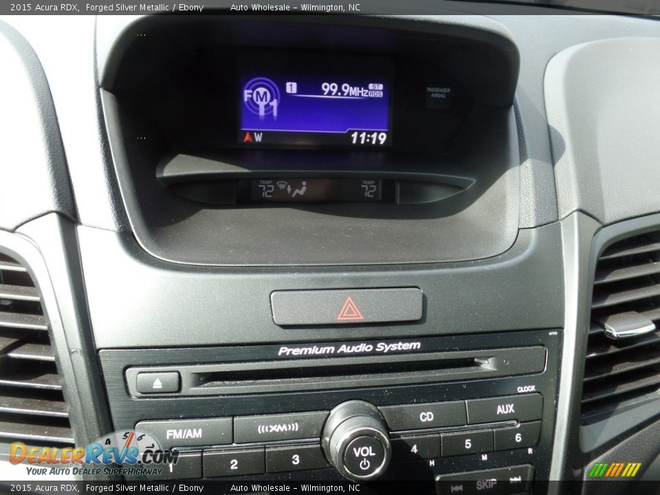 2015 Acura RDX Forged Silver Metallic / Ebony Photo #17
