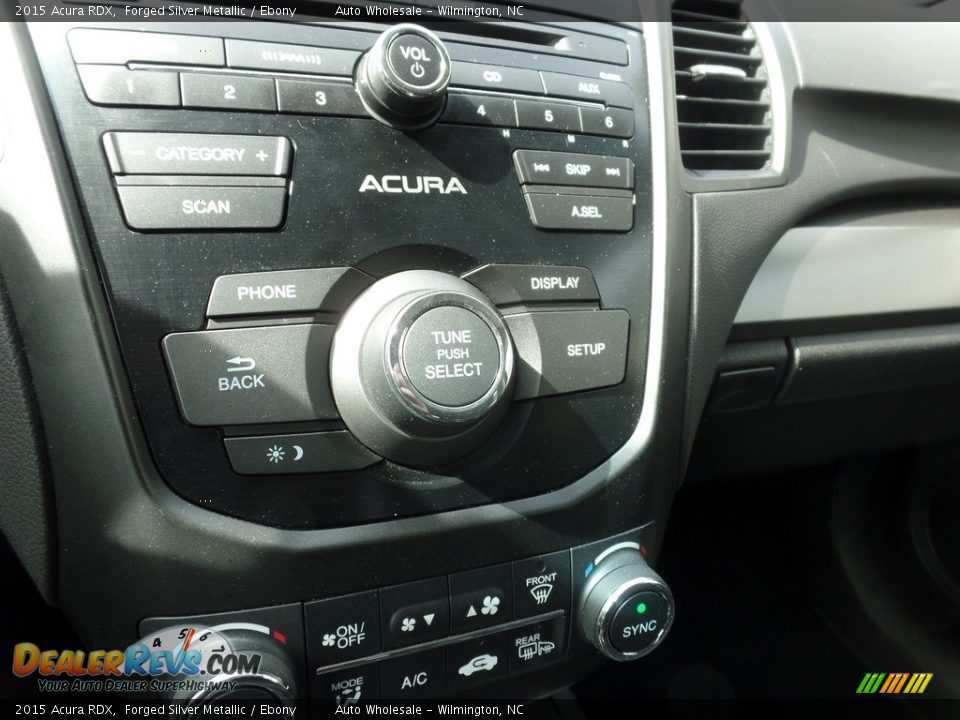 2015 Acura RDX Forged Silver Metallic / Ebony Photo #18