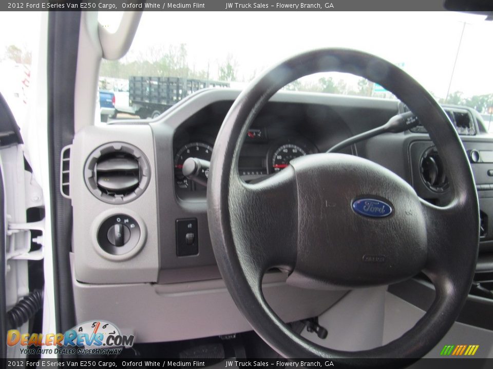 2012 Ford E Series Van E250 Cargo Oxford White / Medium Flint Photo #26
