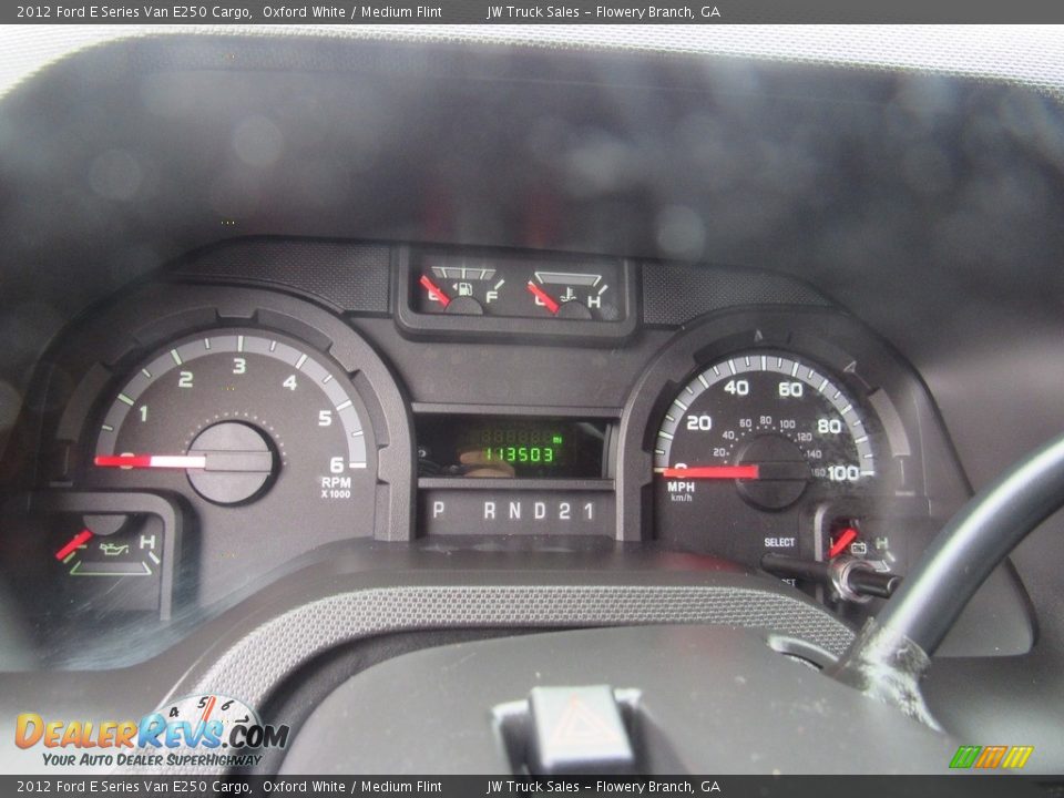2012 Ford E Series Van E250 Cargo Oxford White / Medium Flint Photo #27