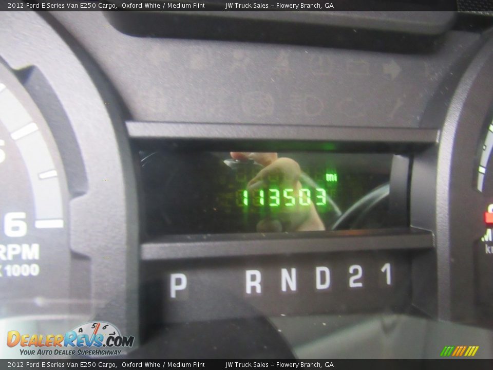 2012 Ford E Series Van E250 Cargo Oxford White / Medium Flint Photo #28