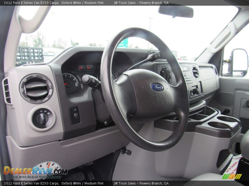 2012 Ford E Series Van E250 Cargo Oxford White / Medium Flint Photo #31